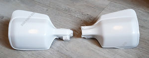 Handgard pair white for Honda XL350R, XL600R, XLM600 - PARE MAIN NH138 XL350R/XL600R